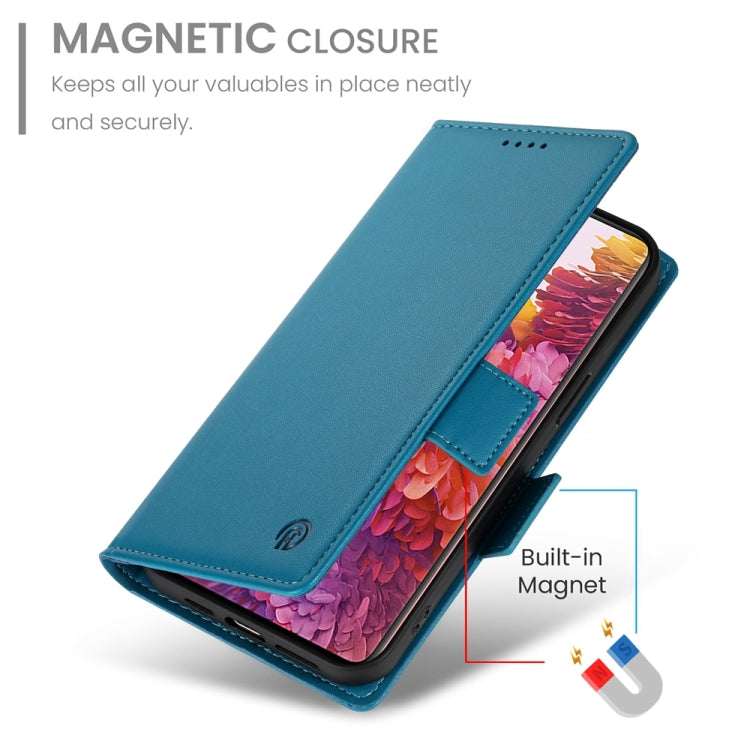 For Samsung Galaxy S20 FE 5G Side Buckle Magnetic Frosted Leather Phone Case
