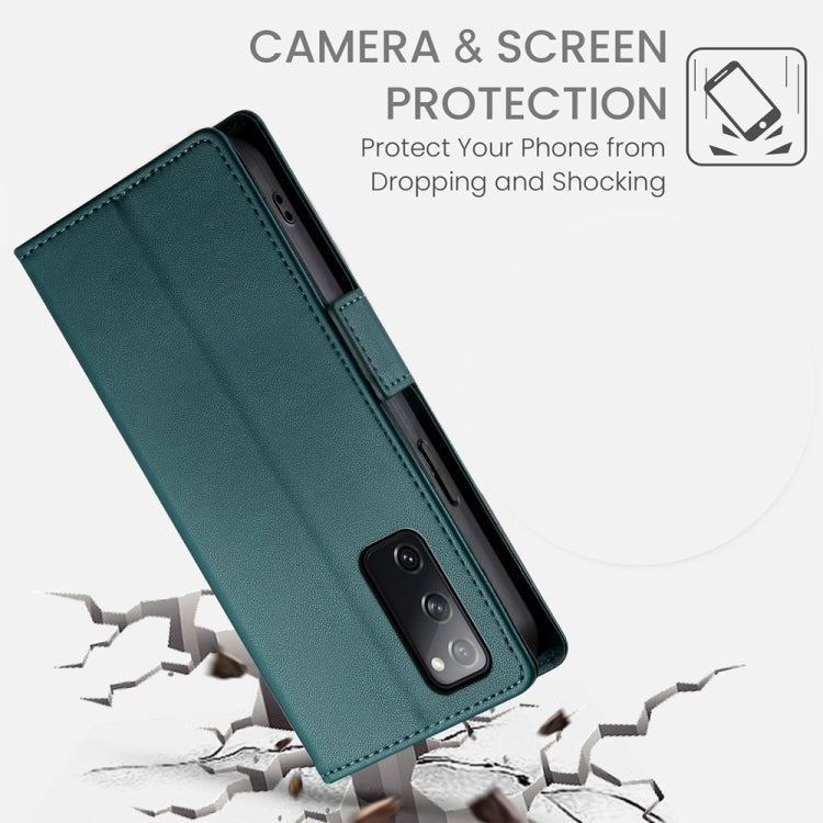 For Samsung Galaxy S20 FE 5G Side Buckle Magnetic Frosted Leather Phone Case