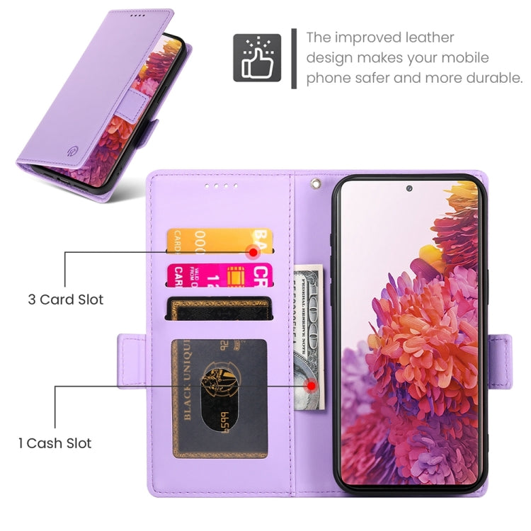 For Samsung Galaxy S20 FE 5G Side Buckle Magnetic Frosted Leather Phone Case