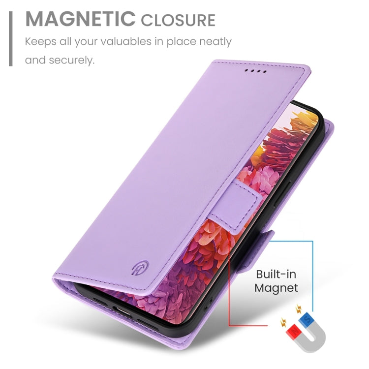 For Samsung Galaxy S20 FE 5G Side Buckle Magnetic Frosted Leather Phone Case