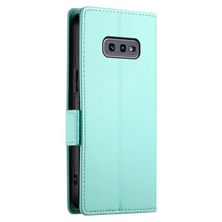 For Samsung Galaxy S10e Side Buckle Magnetic Frosted Leather Phone Case