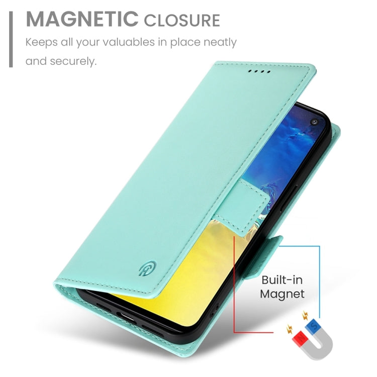 For Samsung Galaxy S10e Side Buckle Magnetic Frosted Leather Phone Case