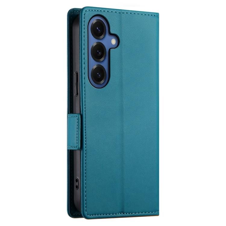 For Samsung Galaxy S26+ 5G Side Buckle Magnetic Frosted Leather Phone Case