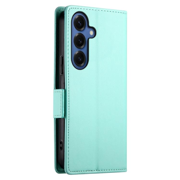 For Samsung Galaxy S26+ 5G Side Buckle Magnetic Frosted Leather Phone Case