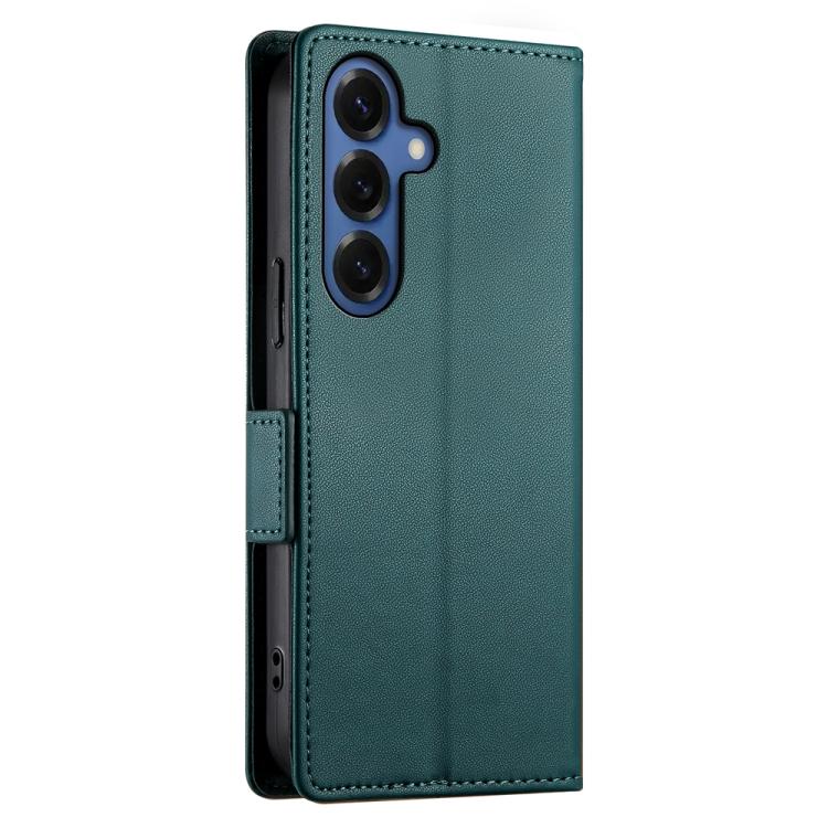 For Samsung Galaxy S26+ 5G Side Buckle Magnetic Frosted Leather Phone Case