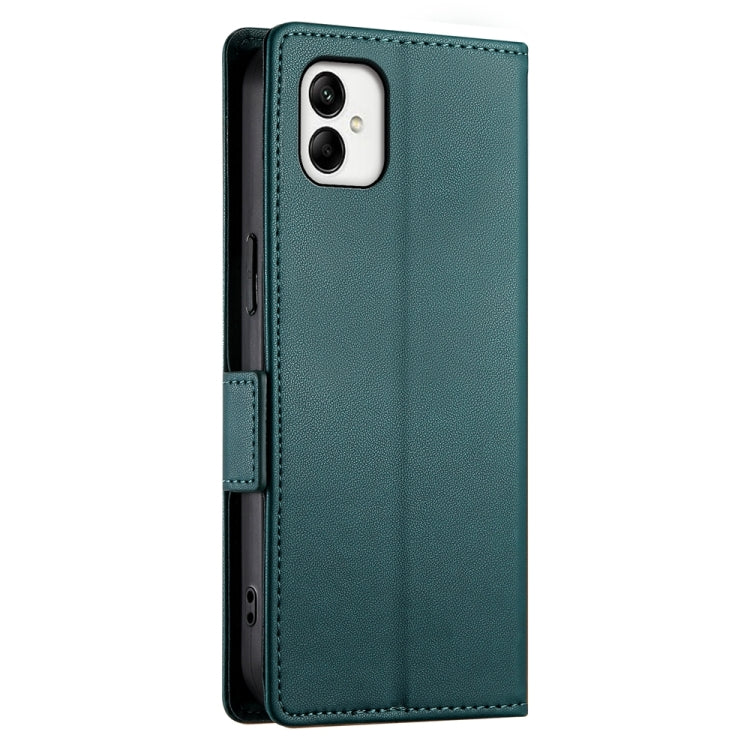 For Samsung Galaxy A05 Side Buckle Magnetic Frosted Leather Phone Case