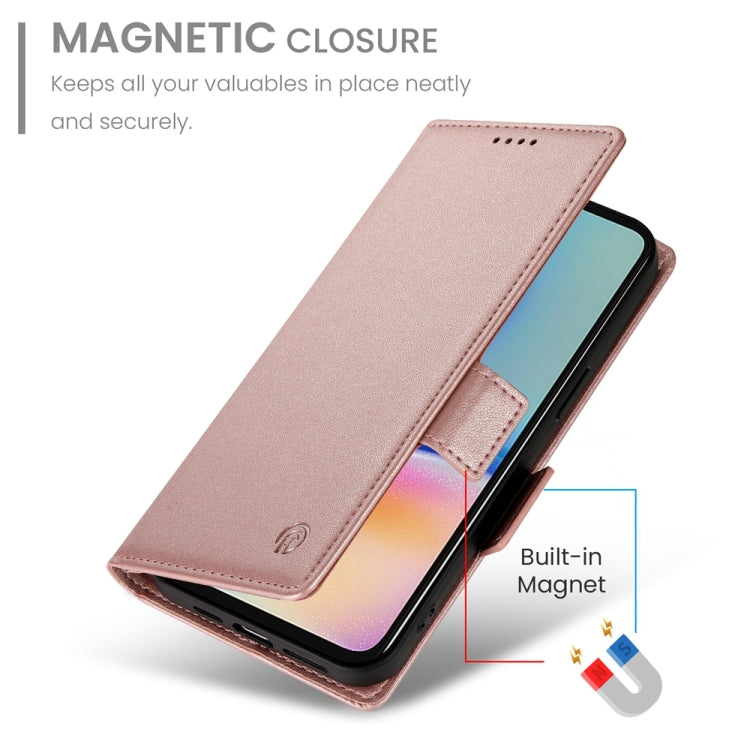 For Samsung Galaxy A05s Side Buckle Magnetic Frosted Leather Phone Case