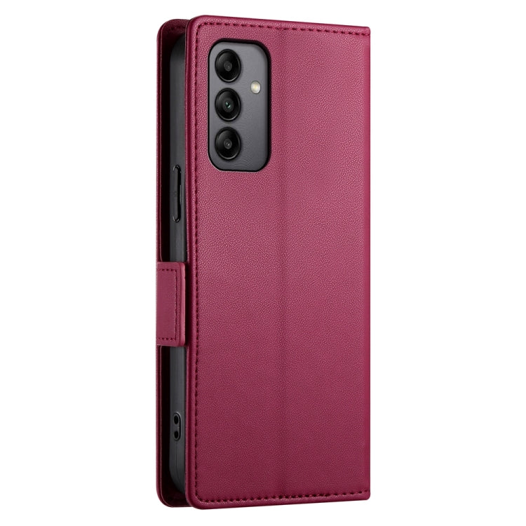 For Samsung Galaxy A05s Side Buckle Magnetic Frosted Leather Phone Case