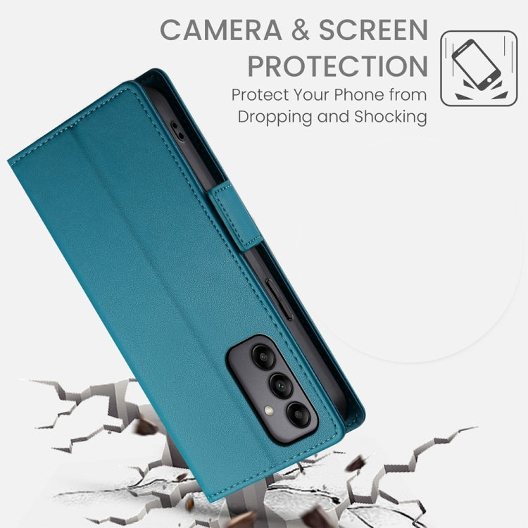 For Samsung Galaxy A05s Side Buckle Magnetic Frosted Leather Phone Case