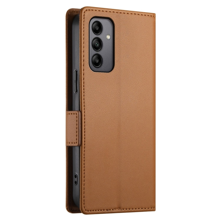For Samsung Galaxy A05s Side Buckle Magnetic Frosted Leather Phone Case
