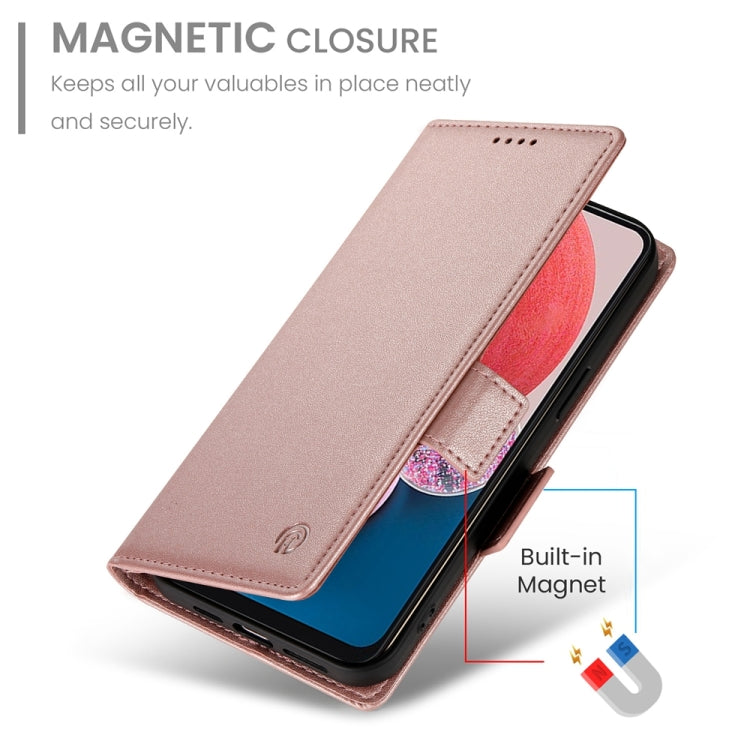 For Samsung Galaxy A13 4G / 5G / A04s Side Buckle Magnetic Frosted Leather Phone Case