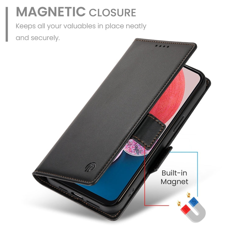 For Samsung Galaxy A13 4G / 5G / A04s Side Buckle Magnetic Frosted Leather Phone Case