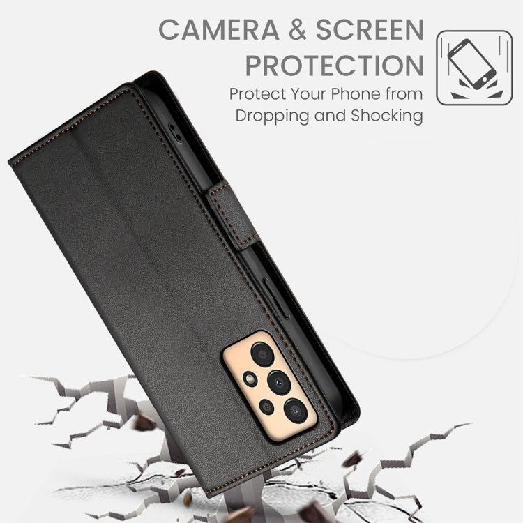 For Samsung Galaxy A13 4G / 5G / A04s Side Buckle Magnetic Frosted Leather Phone Case