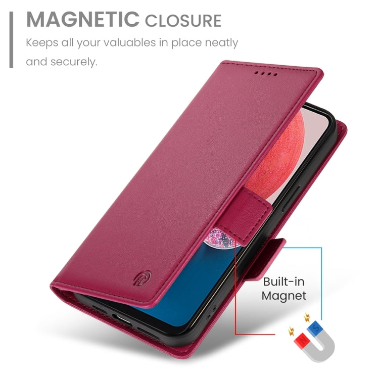For Samsung Galaxy A13 4G / 5G / A04s Side Buckle Magnetic Frosted Leather Phone Case