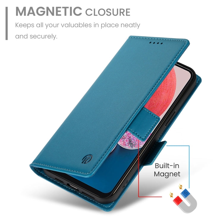 For Samsung Galaxy A13 4G / 5G / A04s Side Buckle Magnetic Frosted Leather Phone Case
