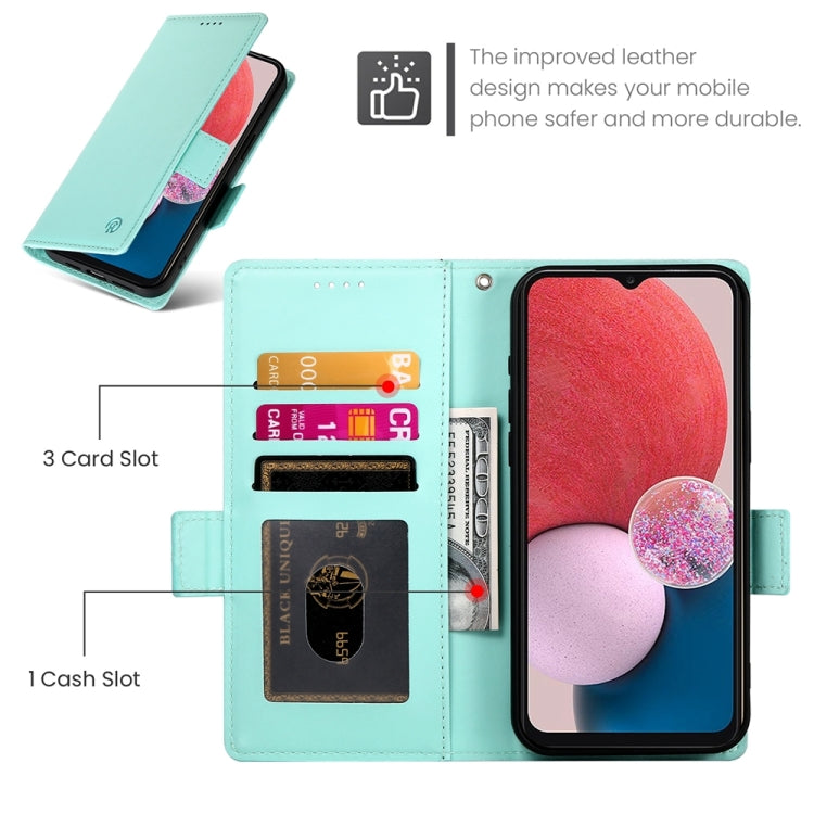 For Samsung Galaxy A13 4G / 5G / A04s Side Buckle Magnetic Frosted Leather Phone Case
