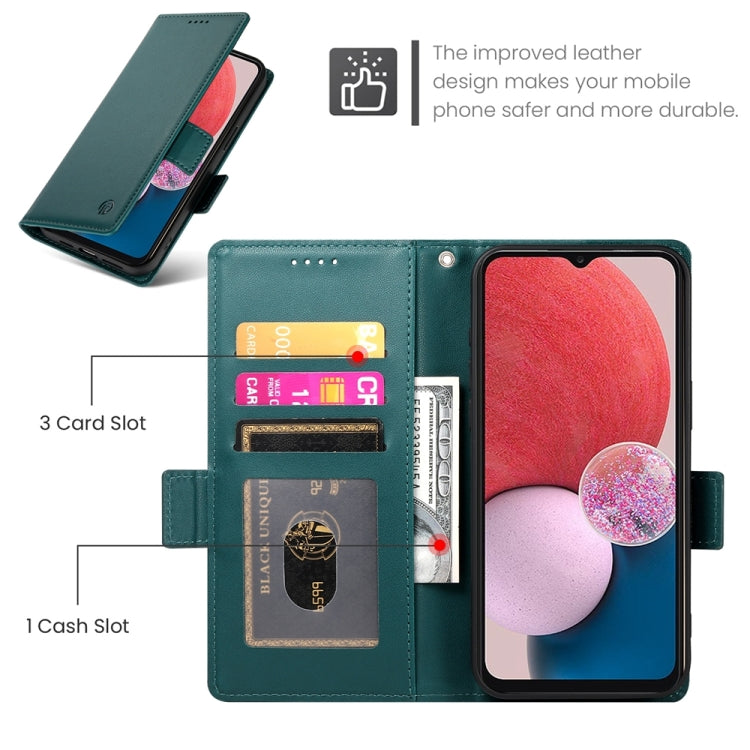 For Samsung Galaxy A13 4G / 5G / A04s Side Buckle Magnetic Frosted Leather Phone Case