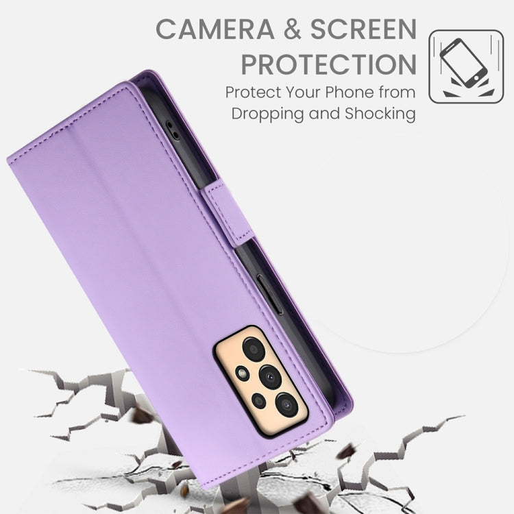 For Samsung Galaxy A13 4G / 5G / A04s Side Buckle Magnetic Frosted Leather Phone Case