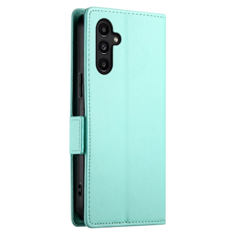 For Samsung Galaxy A14 4G / 5G Side Buckle Magnetic Frosted Leather Phone Case