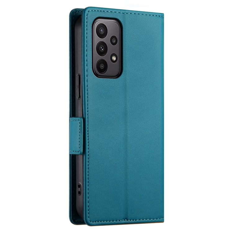 For Samsung Galaxy A23 4G / 5G Side Buckle Magnetic Frosted Leather Phone Case
