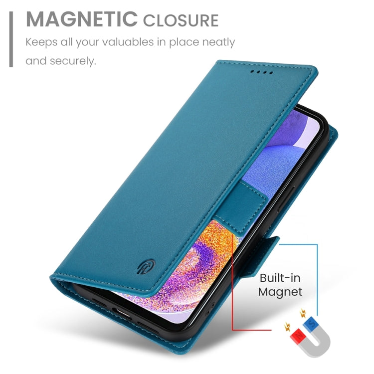 For Samsung Galaxy A23 4G / 5G Side Buckle Magnetic Frosted Leather Phone Case
