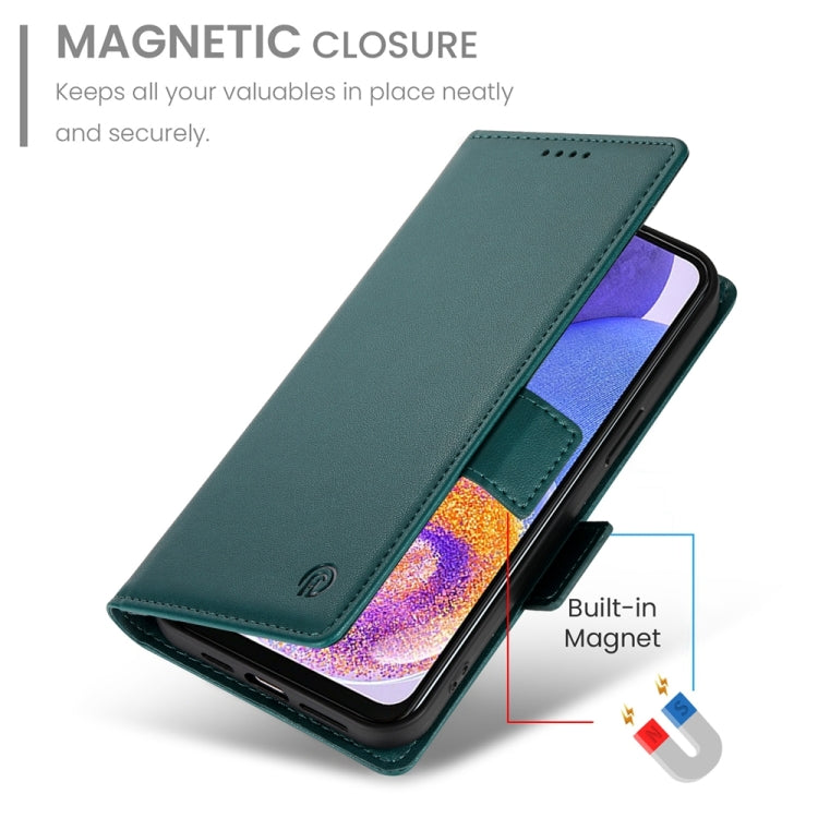 For Samsung Galaxy A23 4G / 5G Side Buckle Magnetic Frosted Leather Phone Case