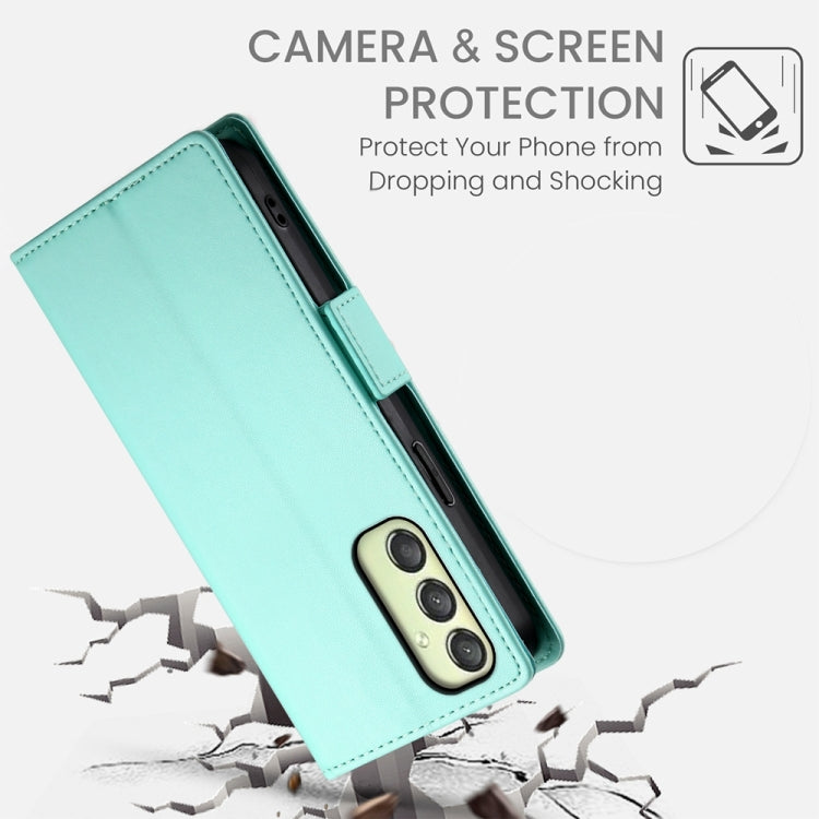 For Samsung Galaxy A25 5G Global Side Buckle Magnetic Frosted Leather Phone Case