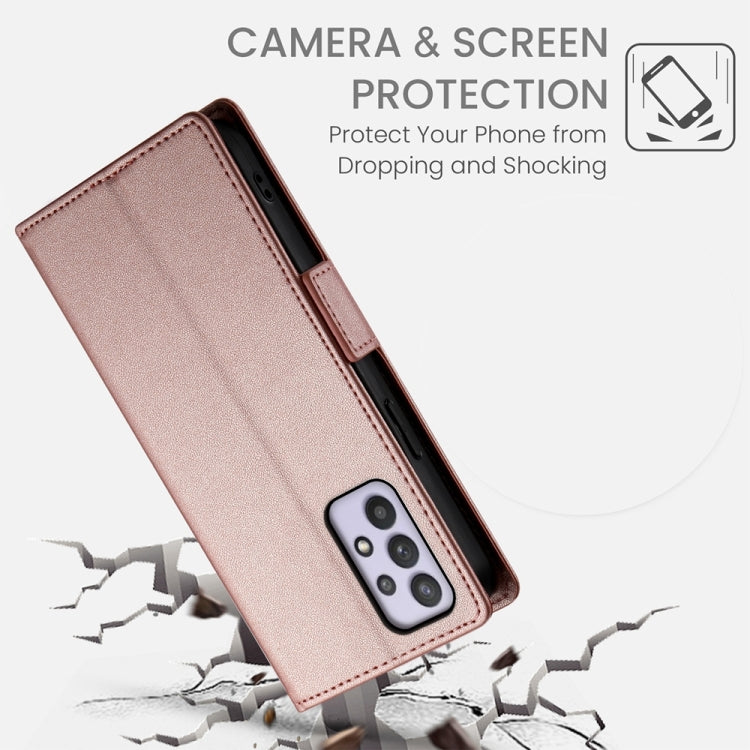 For Samsung Galaxy A32 4G Side Buckle Magnetic Frosted Leather Phone Case