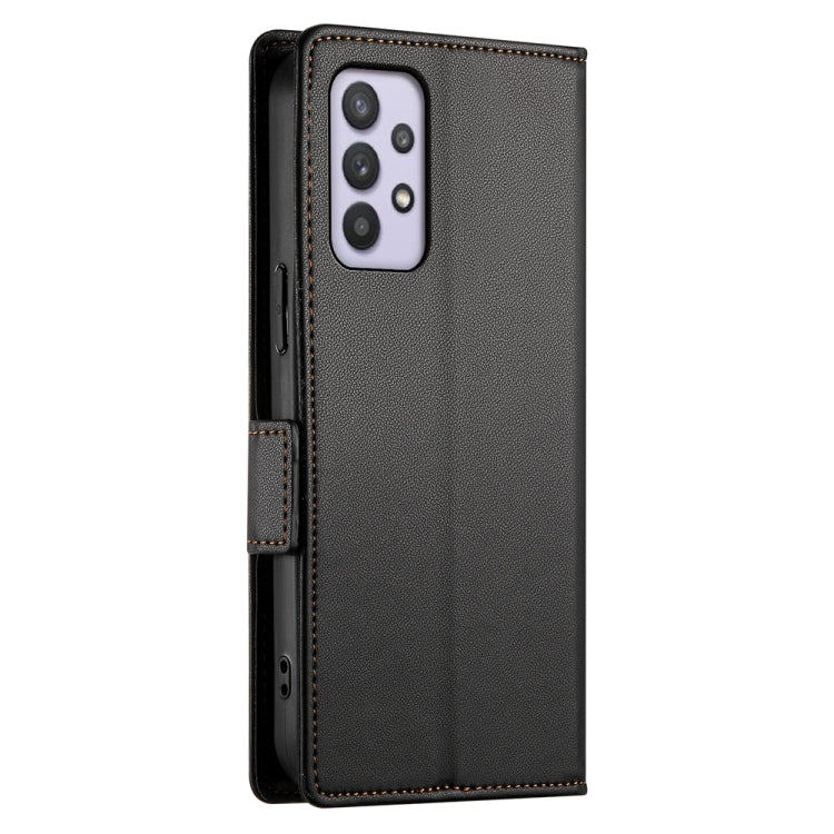 For Samsung Galaxy A32 4G Side Buckle Magnetic Frosted Leather Phone Case