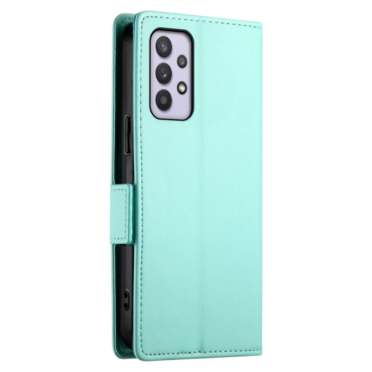 For Samsung Galaxy A32 4G Side Buckle Magnetic Frosted Leather Phone Case