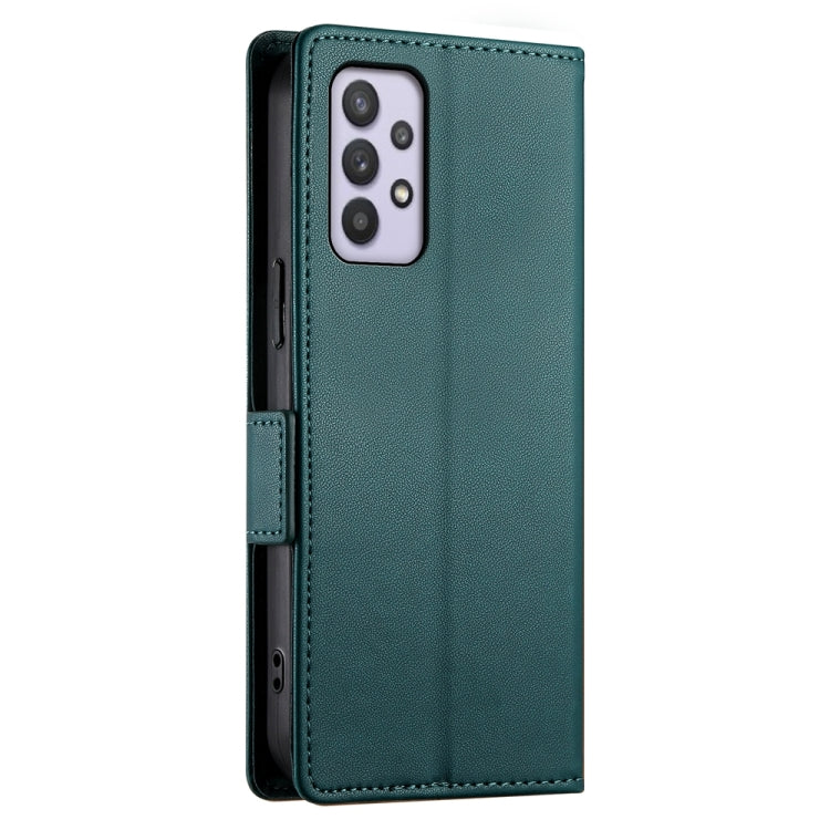 For Samsung Galaxy A32 4G Side Buckle Magnetic Frosted Leather Phone Case