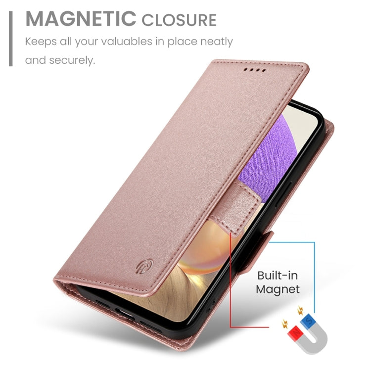 For Samsung Galaxy A32 5G / M32 5G Side Buckle Magnetic Frosted Leather Phone Case
