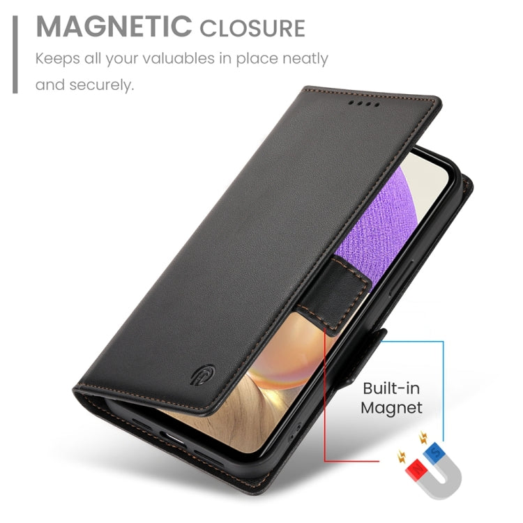 For Samsung Galaxy A32 5G / M32 5G Side Buckle Magnetic Frosted Leather Phone Case