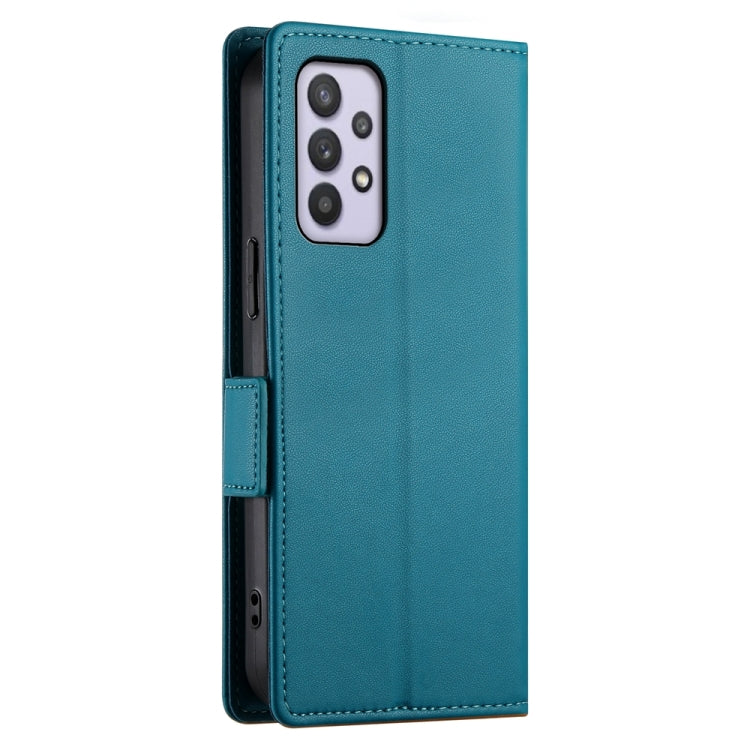 For Samsung Galaxy A32 5G / M32 5G Side Buckle Magnetic Frosted Leather Phone Case