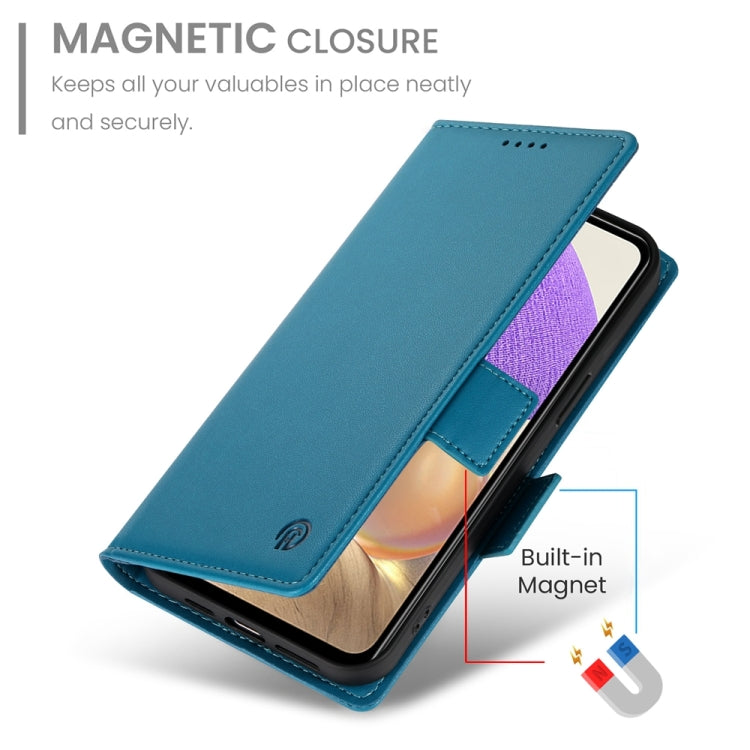 For Samsung Galaxy A32 5G / M32 5G Side Buckle Magnetic Frosted Leather Phone Case