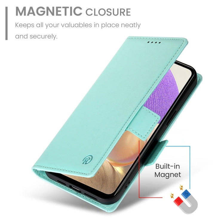 For Samsung Galaxy A32 5G / M32 5G Side Buckle Magnetic Frosted Leather Phone Case