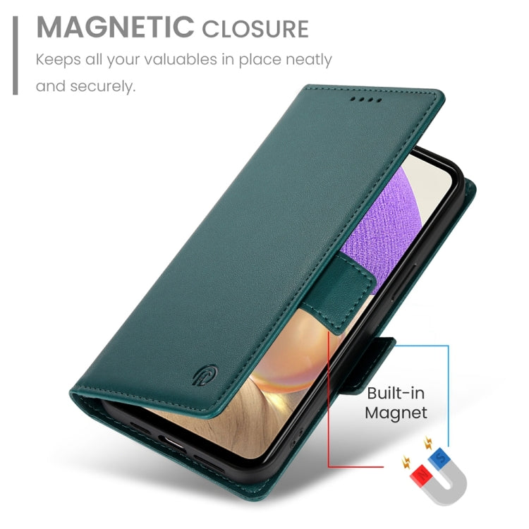 For Samsung Galaxy A32 5G / M32 5G Side Buckle Magnetic Frosted Leather Phone Case
