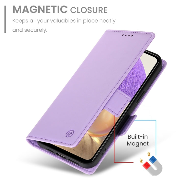 For Samsung Galaxy A32 5G / M32 5G Side Buckle Magnetic Frosted Leather Phone Case
