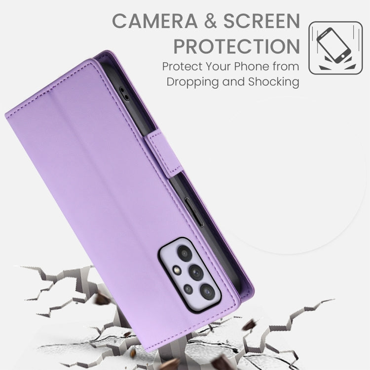 For Samsung Galaxy A32 5G / M32 5G Side Buckle Magnetic Frosted Leather Phone Case