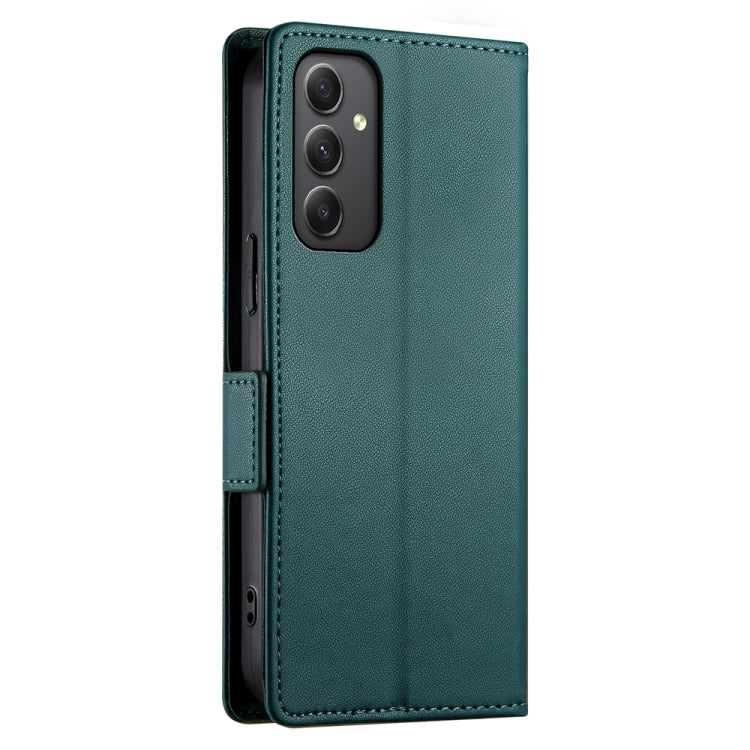 For Samsung Galaxy A35 5G Side Buckle Magnetic Frosted Leather Phone Case