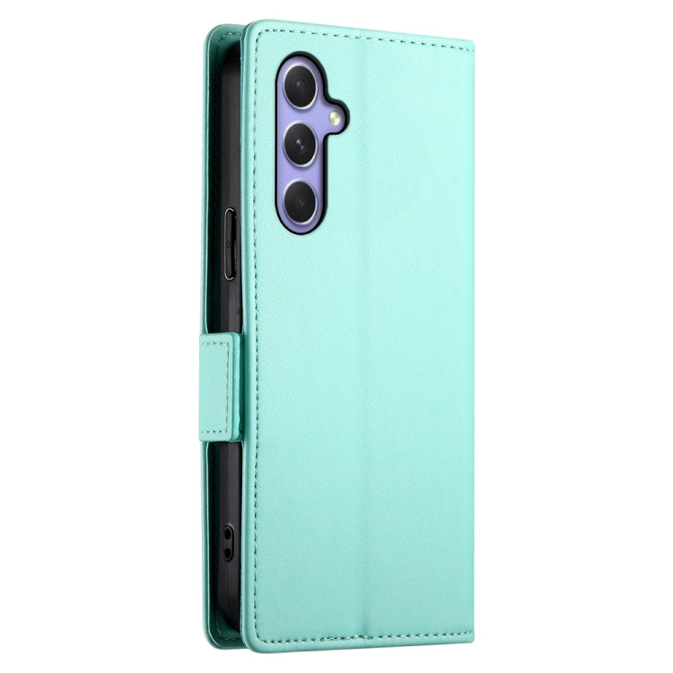 For Samsung Galaxy A54 5G Side Buckle Magnetic Frosted Leather Phone Case