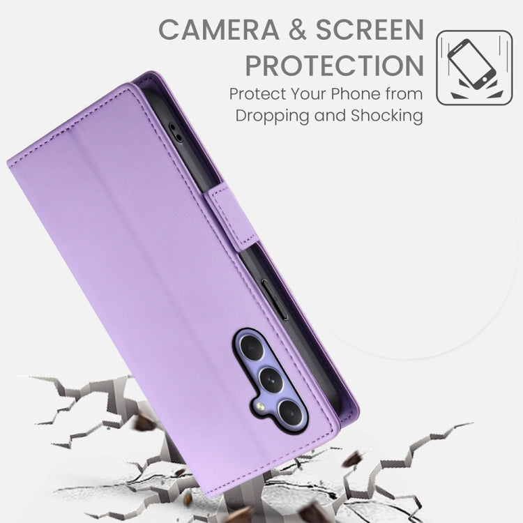 For Samsung Galaxy A54 5G Side Buckle Magnetic Frosted Leather Phone Case