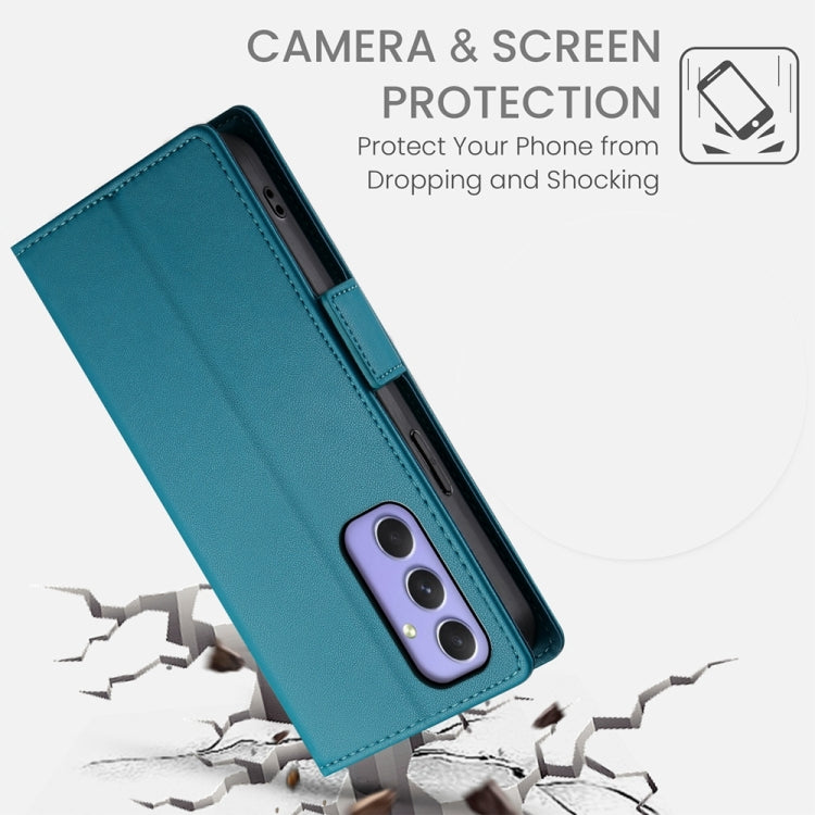 For Samsung Galaxy A55 5G Side Buckle Magnetic Frosted Leather Phone Case