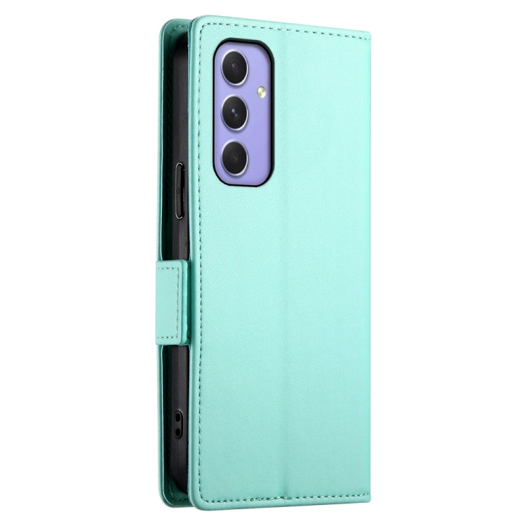 For Samsung Galaxy A55 5G Side Buckle Magnetic Frosted Leather Phone Case