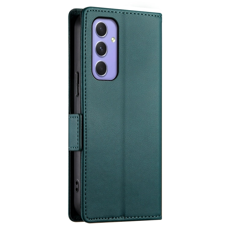 For Samsung Galaxy A55 5G Side Buckle Magnetic Frosted Leather Phone Case