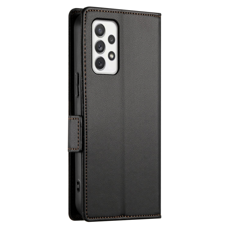 For Samsung Galaxy A72 4G / 5G Side Buckle Magnetic Frosted Leather Phone Case