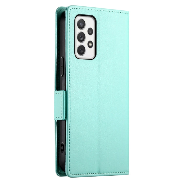 For Samsung Galaxy A72 4G / 5G Side Buckle Magnetic Frosted Leather Phone Case