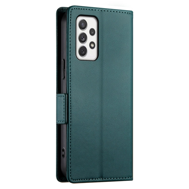 For Samsung Galaxy A72 4G / 5G Side Buckle Magnetic Frosted Leather Phone Case