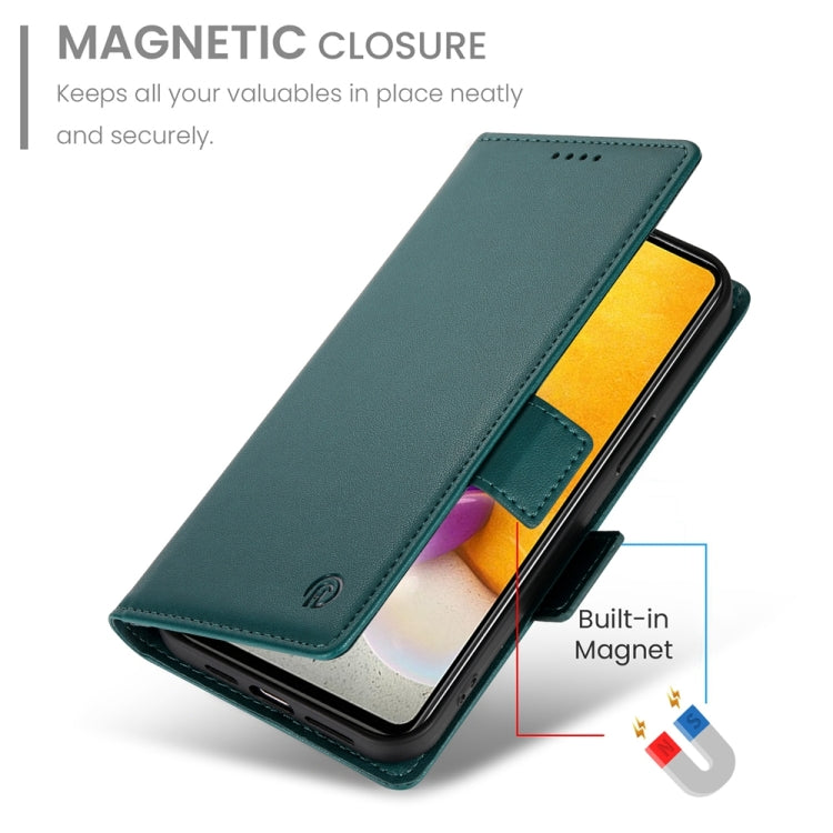 For Samsung Galaxy A72 4G / 5G Side Buckle Magnetic Frosted Leather Phone Case