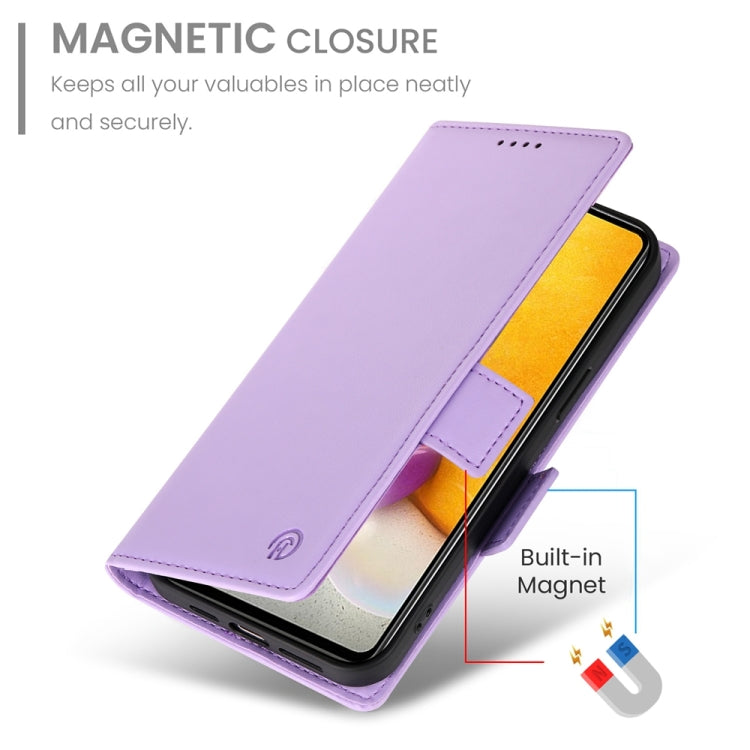 For Samsung Galaxy A72 4G / 5G Side Buckle Magnetic Frosted Leather Phone Case